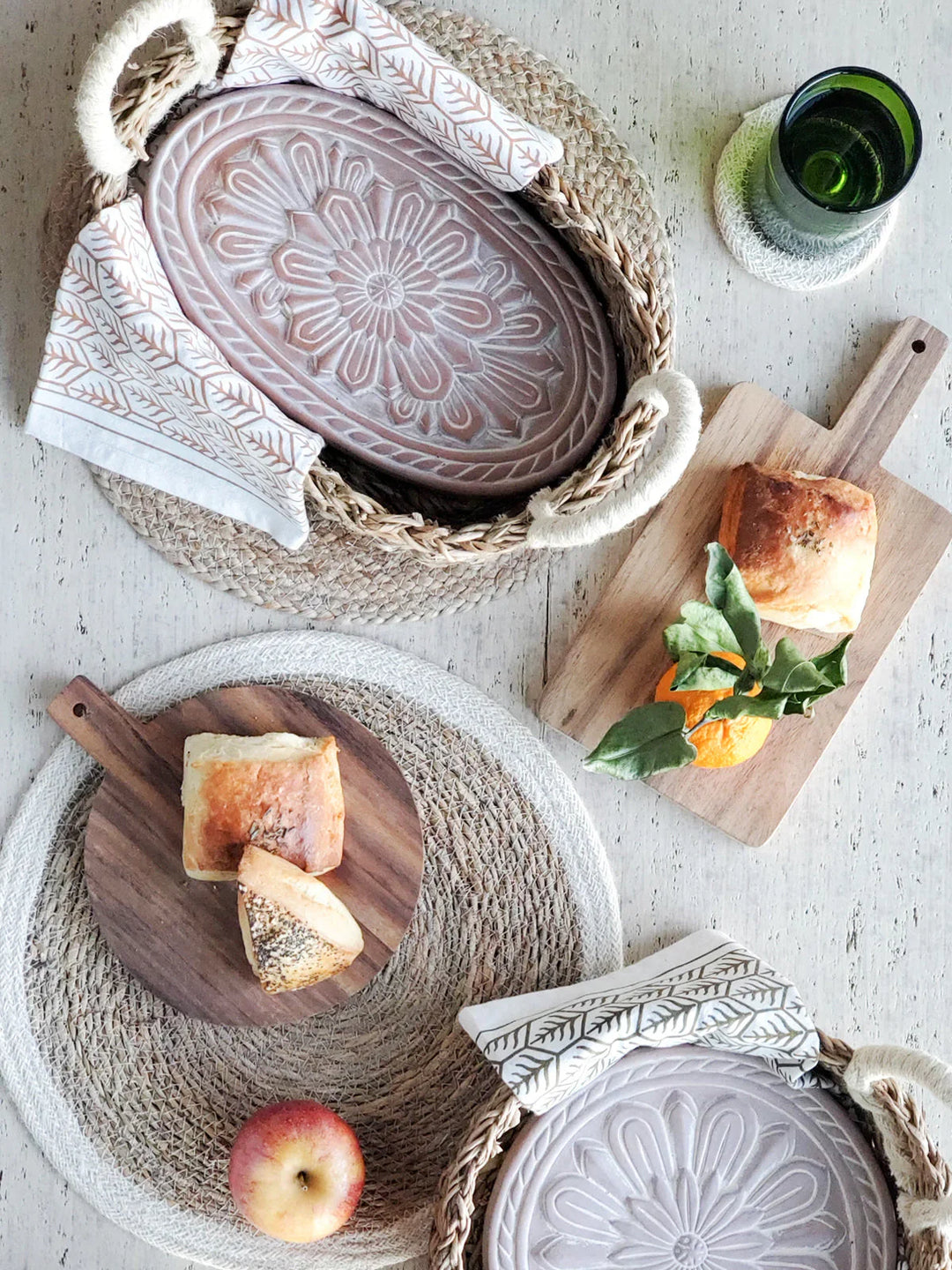 Kitchen & Dining — acacia wood salad bowl set