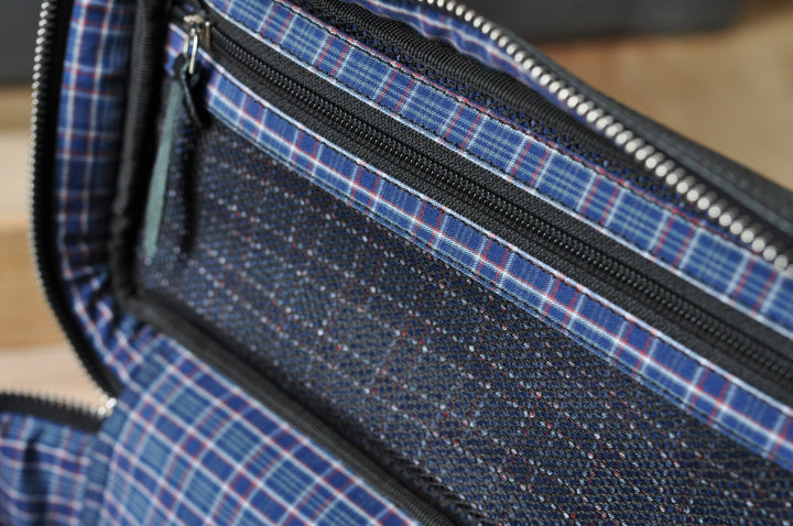 Handcrafted leather dopp kit with a sleek, durable design for travel and everyday use.