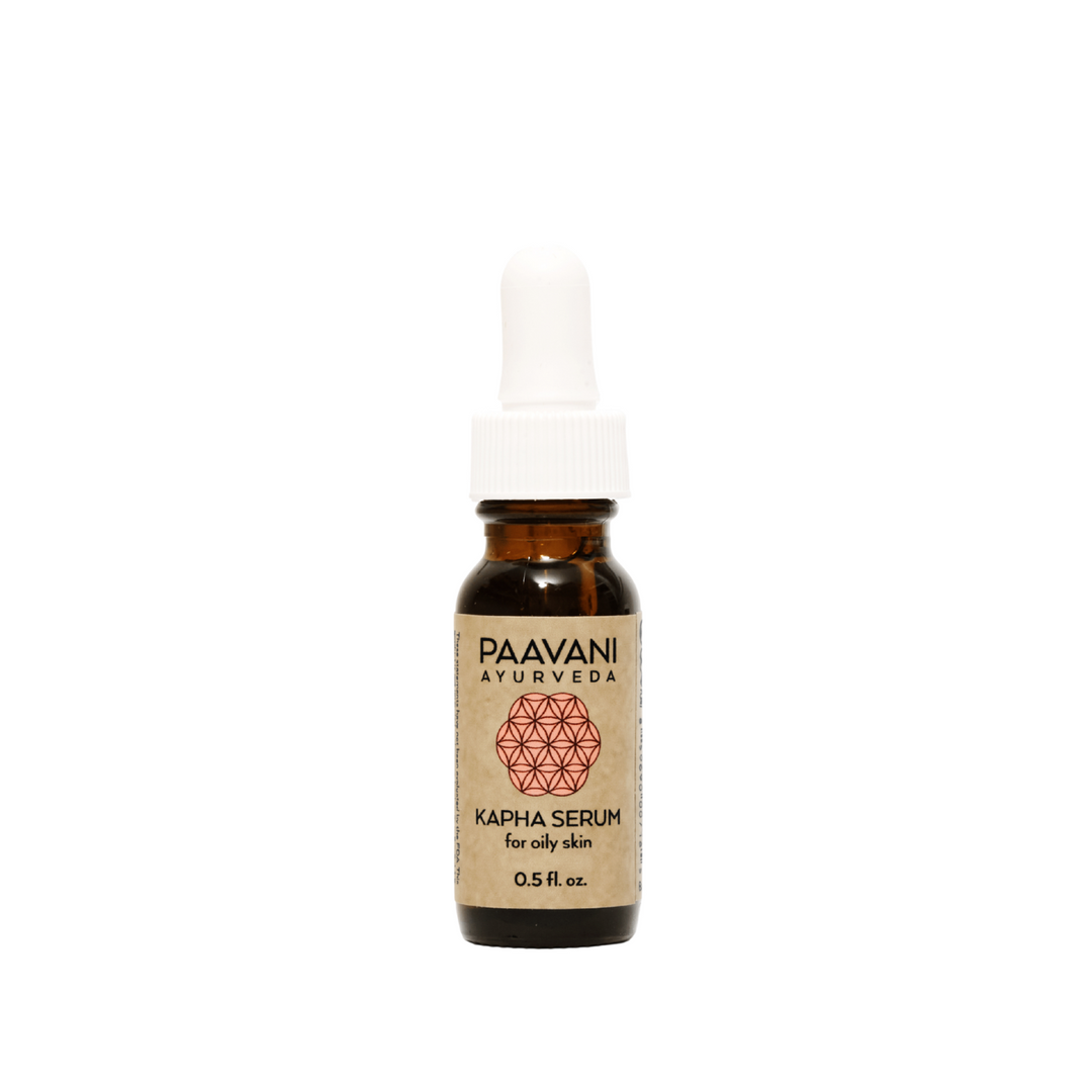 Kapha face oil, lightweight Ayurvedic face oil with botanical ingredients.