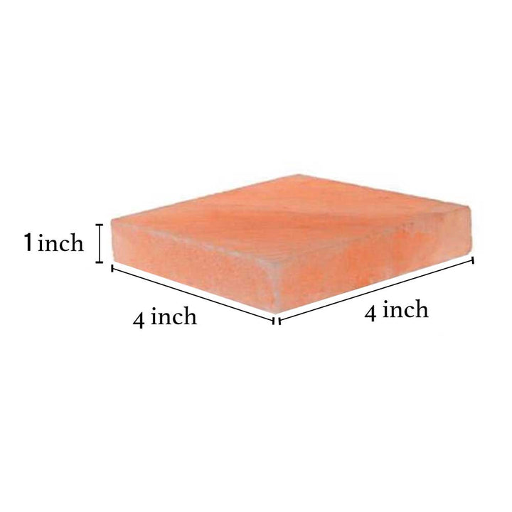 Himalayan pink salt cooking plate, a natural salt block for grilling and serving food.