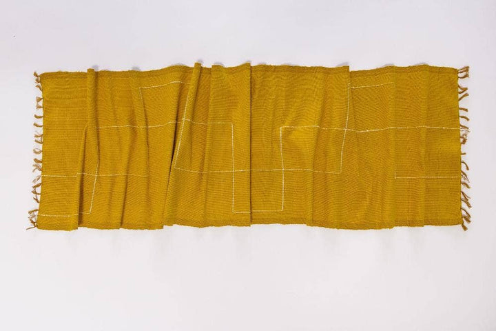 Handwoven Ethiopian Cotton Table Runner - Rift Valley