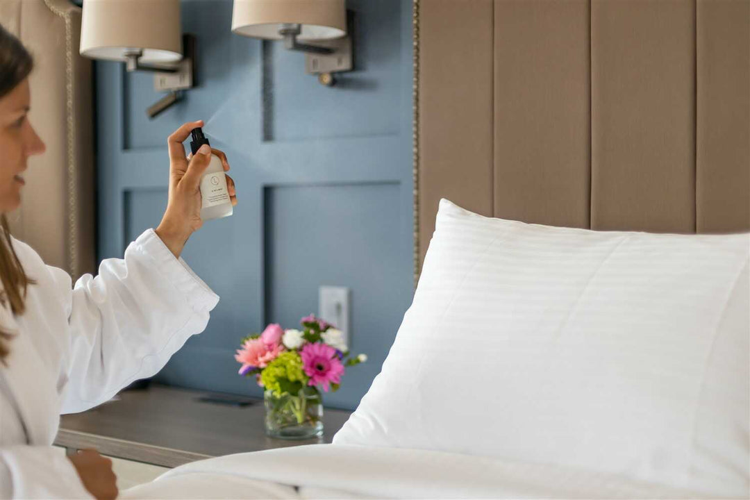 Eucalyptus 3-in-1 room and shower mist with a fresh eucalyptus scent.