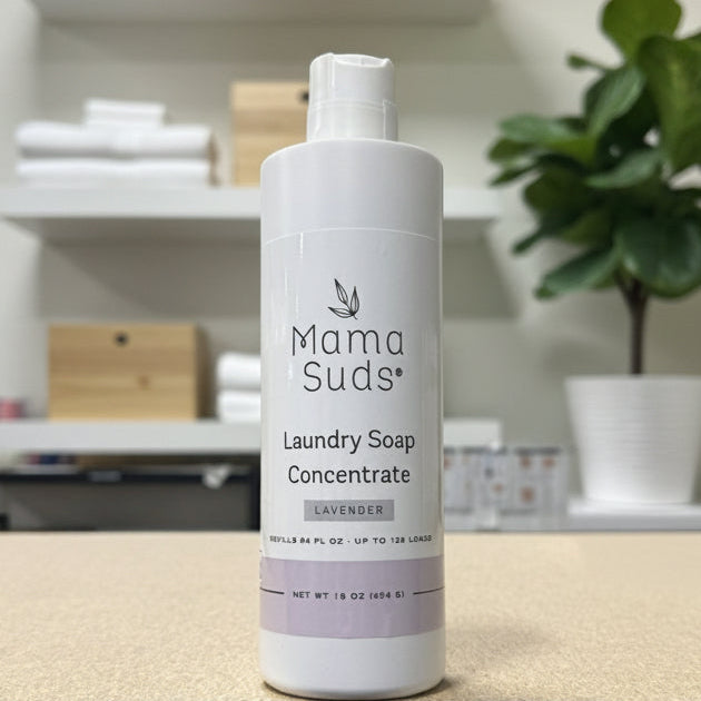 Laundry soap concentrate refill bottle.