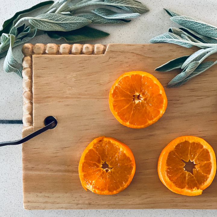 Hand-carved pine mini serving boards arranged on a white background.