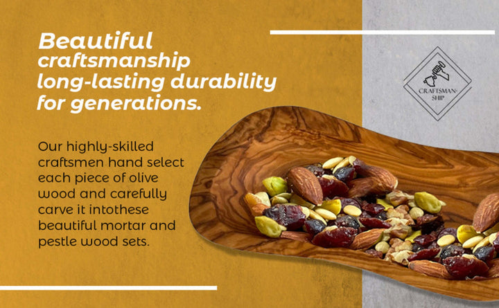 Mediterranean olive wood bowl, showcasing its natural grain and multi-purpose design, perfect for serving or decoration.