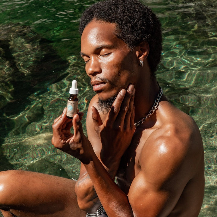 Pitta Ayurvedic skincare ritual set for pitta-type skin.