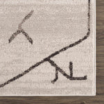 Load image into Gallery viewer, Azzan Cream &amp; Charcoal Area Rug - Bush &amp; Briar
