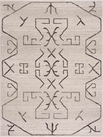 Load image into Gallery viewer, Azzan Cream &amp; Charcoal Area Rug - Bush &amp; Briar
