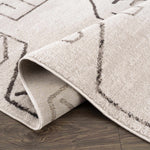 Load image into Gallery viewer, Azzan Cream &amp; Charcoal Area Rug - Bush &amp; Briar
