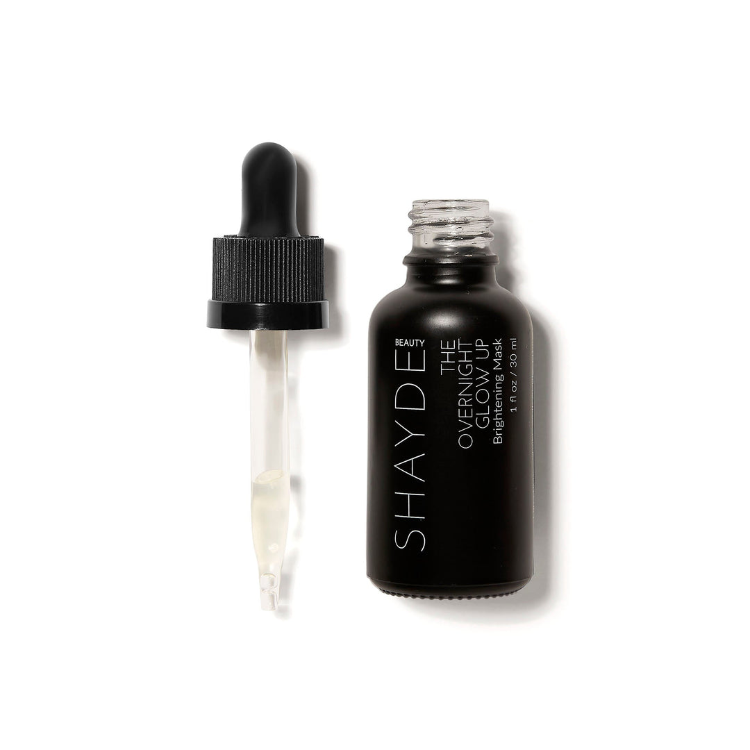 Overnight Glow Up Mask in a dropper bottle.