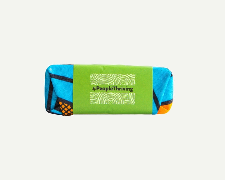Organic lemongrass soap bar with beeswax, side view with natural color.