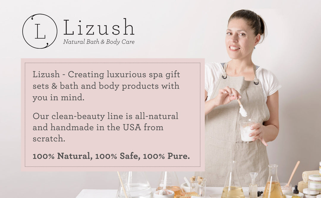 Grapefruit and shea butter body care set with body cream and body scrub on a white background.