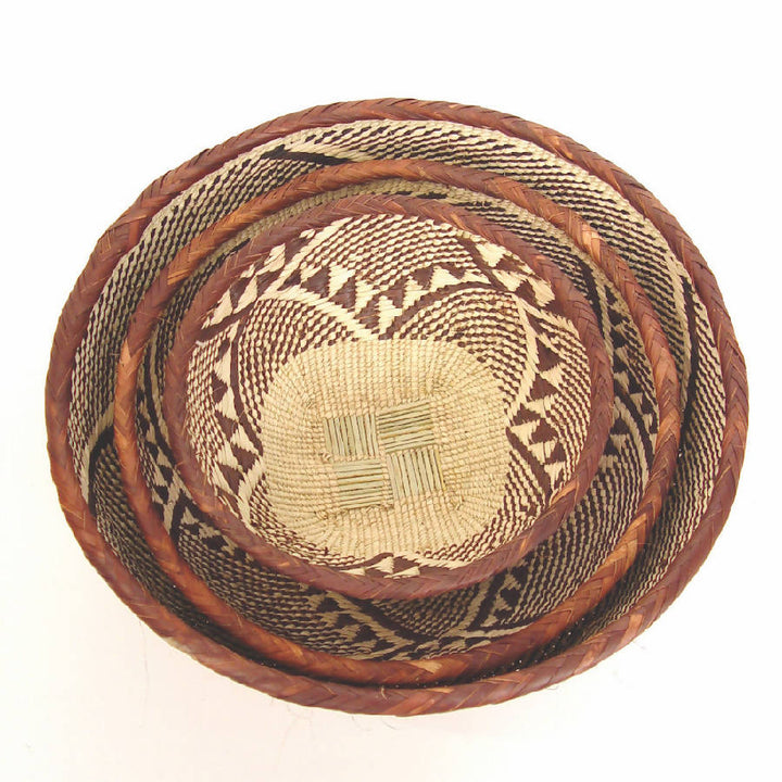 Tonga basket bowls for stylish storage and tabletop display.
