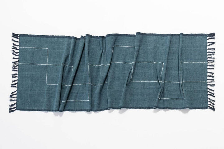 Handwoven Ethiopian Cotton Table Runner - Rift Valley