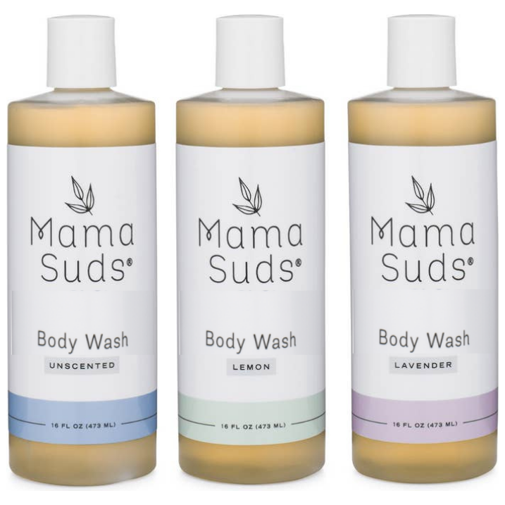 Plant-based castile body wash, a gentle natural cleanser in a clear bottle.