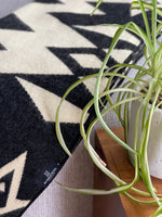 Load image into Gallery viewer, Awa Throw Blanket - Natural / Black - Bush &amp; Briar
