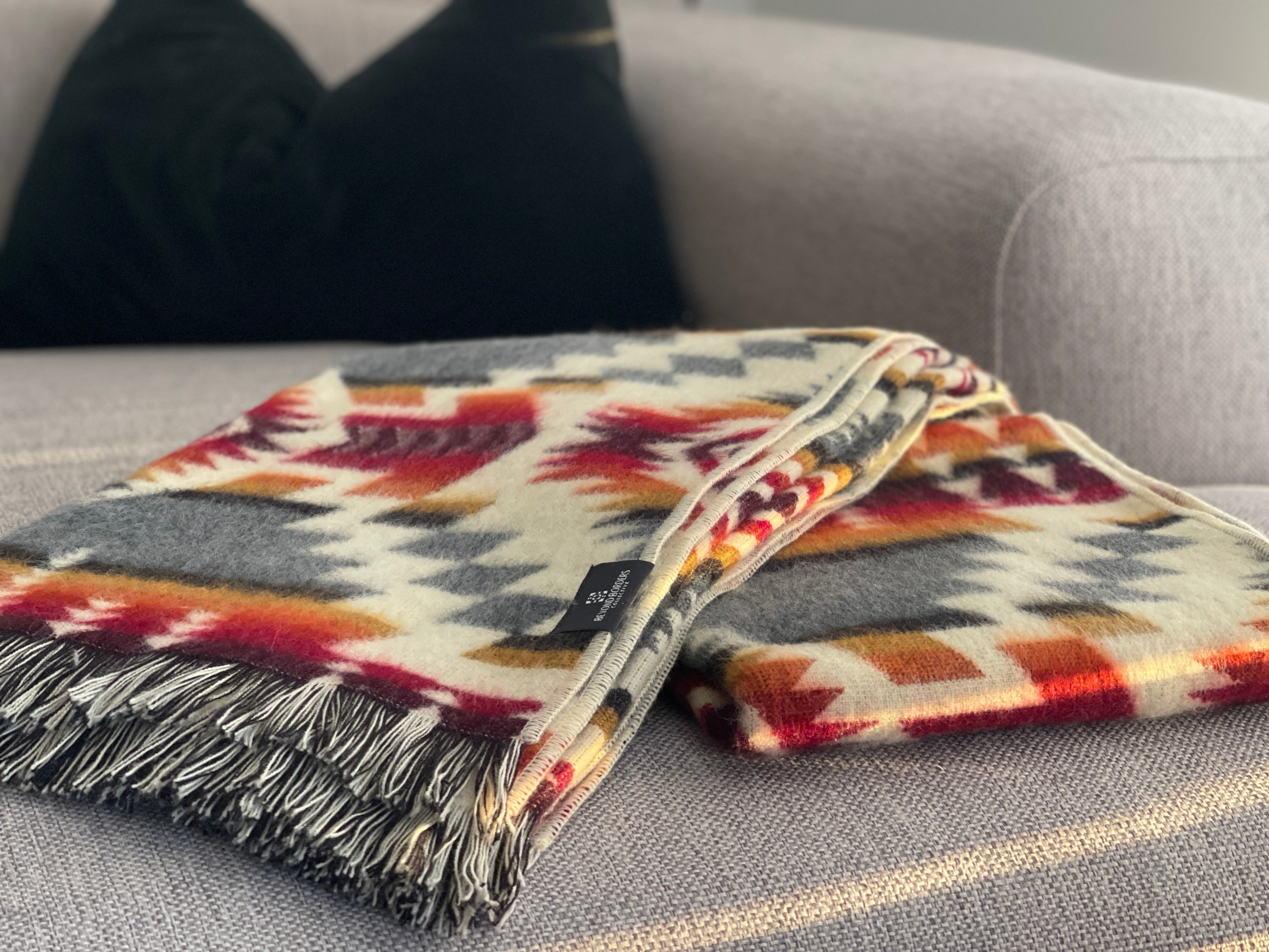 Secoya Throw Blanket - Campfire Ash - Bush & Briar