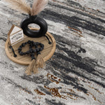 Load image into Gallery viewer, Live Marble Gray Area Rug - Bush &amp; Briar
