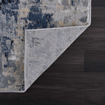 Load image into Gallery viewer, Campsall Gray&amp;Blue Abstract Area Rug - Bush &amp; Briar

