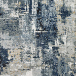 Load image into Gallery viewer, Campsall Gray&amp;Blue Abstract Area Rug - Bush &amp; Briar
