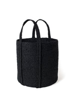 Load image into Gallery viewer, Kata Basket with handle - Black - Bush &amp; Briar
