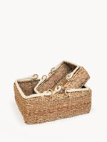 Load image into Gallery viewer, Savar Storage Basket With Handle - Bush &amp; Briar
