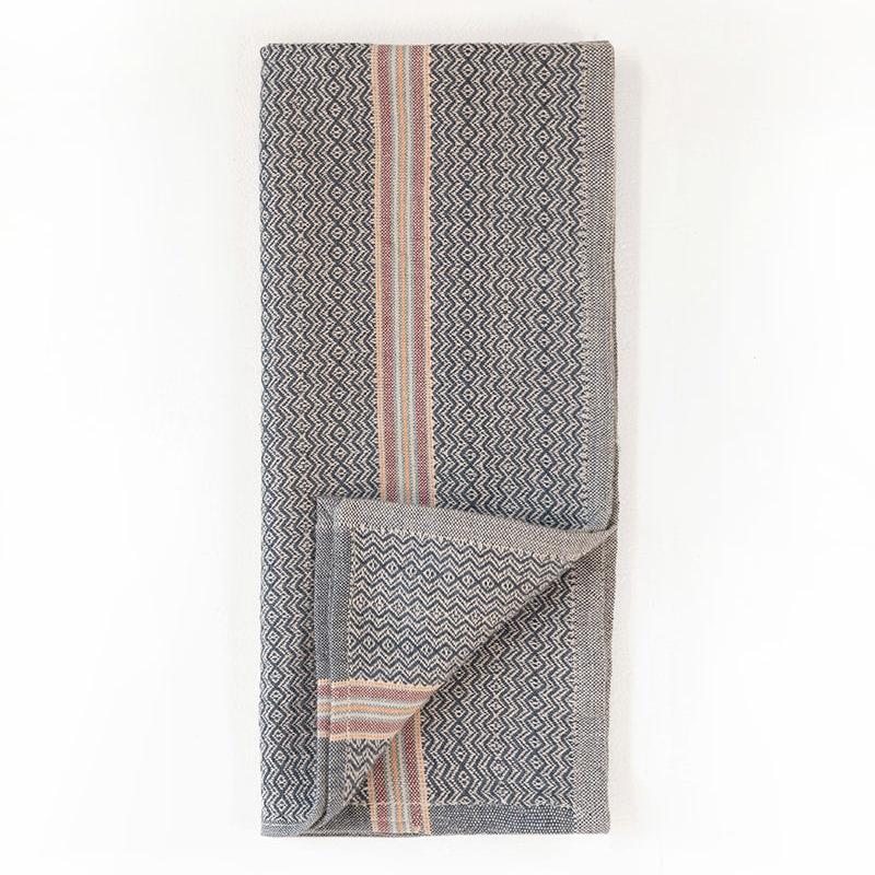 Set of four Mungo cotton dinner napkins in cardamom, handwoven from Southern African cotton.