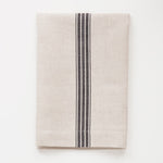 Load image into Gallery viewer, S/4 - Provincial Napkins - Natural / French Navy - Bush &amp; Briar
