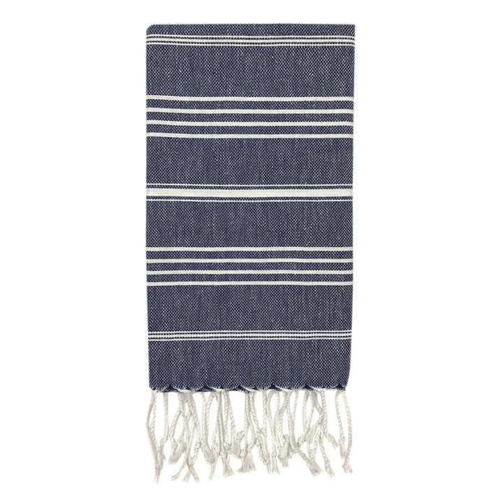 Handwoven Turkish hand towel with fringe