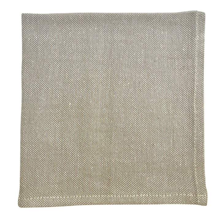 Black Ethiopian cotton handloom dinner napkins with a textured weave.