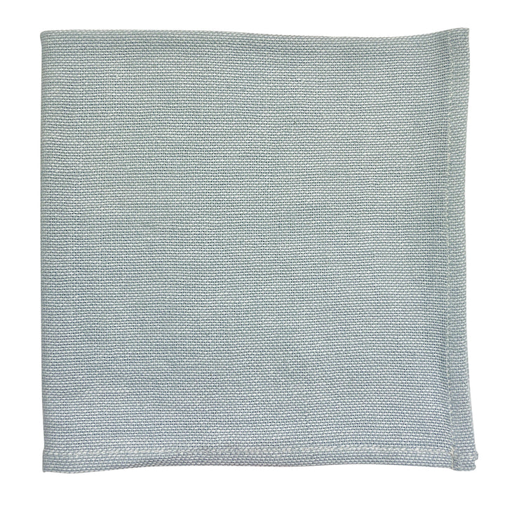 Black Ethiopian cotton handloom dinner napkins with a woven textile design.