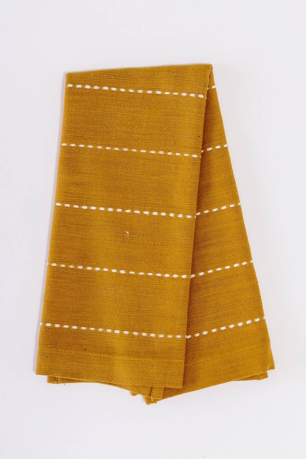 Rift Valley weave cotton tea towel, hemmed all round with a hanging loop.