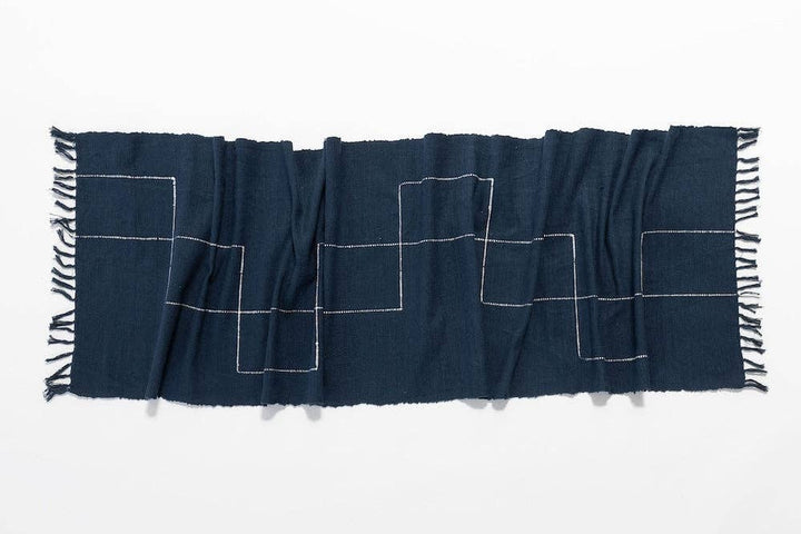 Handwoven Ethiopian Cotton Table Runner - Rift Valley