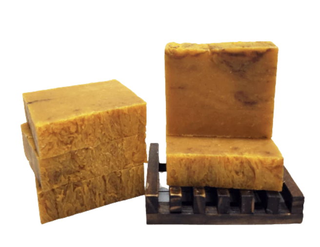 Organic citrus clove soap bar, handmade with citrus and clove.