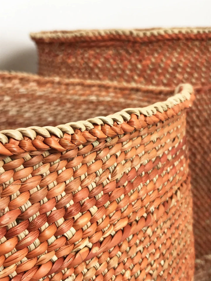 Auburn Iringa Basket - Handwoven Milulu Grass