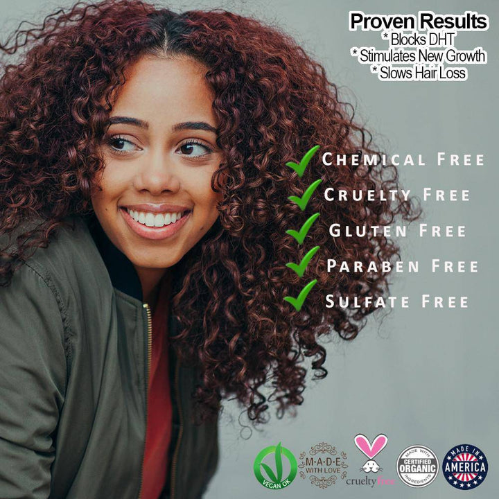 Organic caffeine hair care trio with three hair care products.