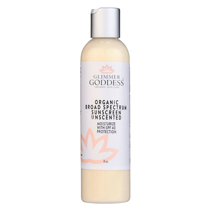 Organic reef-safe mineral sunscreen SPF 40 in a tube with natural ingredients.