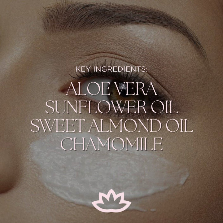 Organic vitamin C eye serum for the under-eye area.