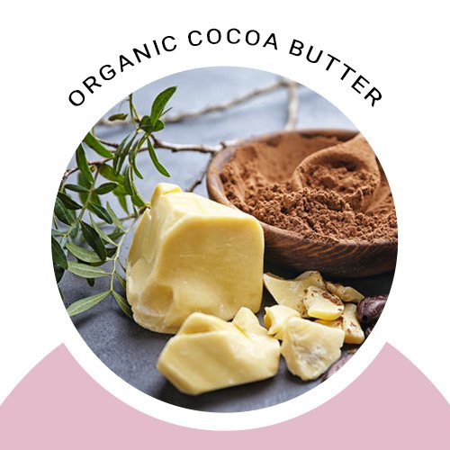 Organic whipped body butter in a 4 oz travel size jar, creamy texture.