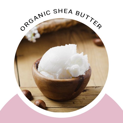 Organic whipped body butter in a 4 oz travel size jar.