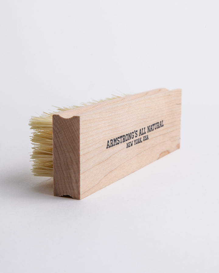 Tampico scrub brush with natural vegetable-fiber bristles for scrubbing and deep cleaning.