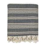 Load image into Gallery viewer, Woven Stripe Turkish Throw - Bush &amp; Briar
