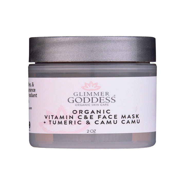 Organic vitamin C brightening kit with three skincare steps.
