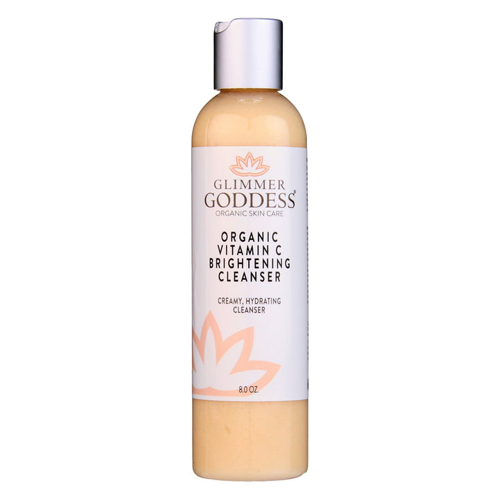 Organic vitamin C brightening kit, three-step skincare set.